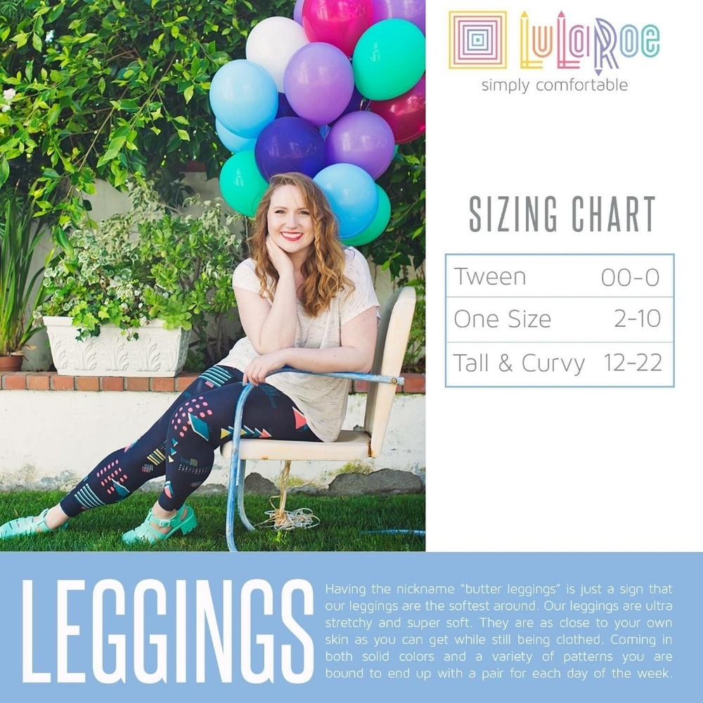 Lularoe One Size Jack Skellington Leggings - Picture 5 of 6